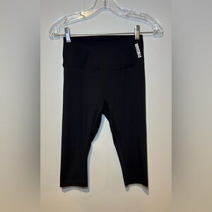 Gymshark High Waisted Black Biker Shorts – Size Small